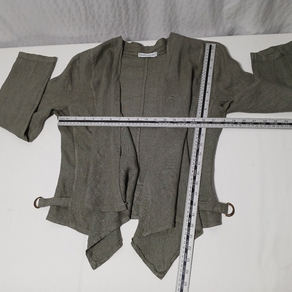 Tempo Paris 100%  Short Linen Jacket. Size M - Picture 5 of 11